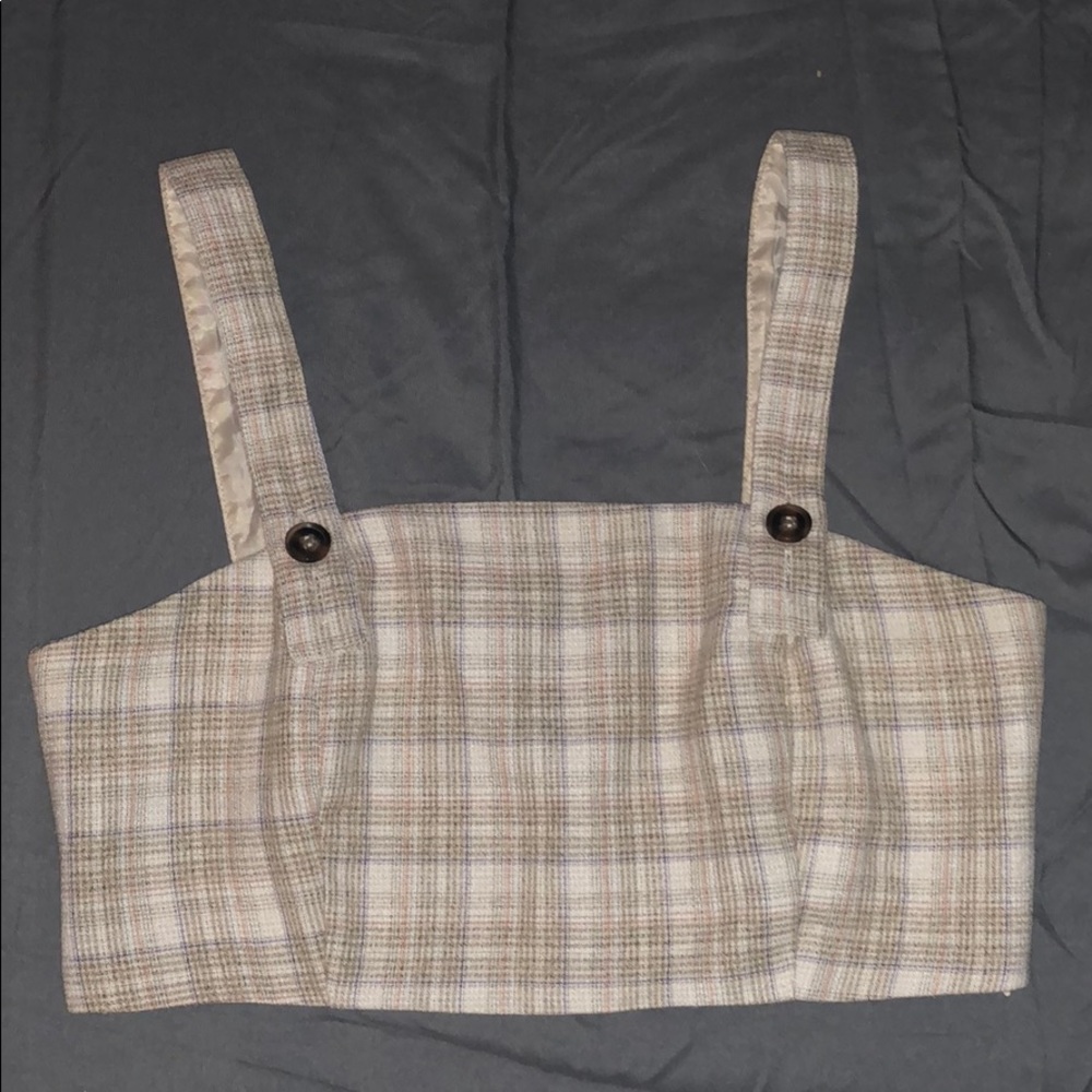 Plaid Crop Top
